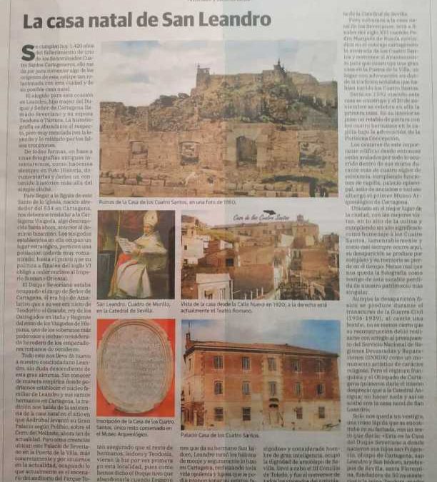 SAN LEANDRO EN FOTOHISTORIA DE CARTAGENA