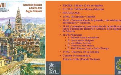 El XVIII Congreso de Cronistas llega a la ciudad de Murcia en su 1200 aniversario
